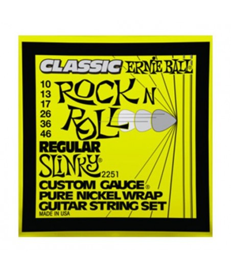 Ernie Ball 2251 Classic Regular Slinky Cuerdas para guitarra eléctrica 010-046
